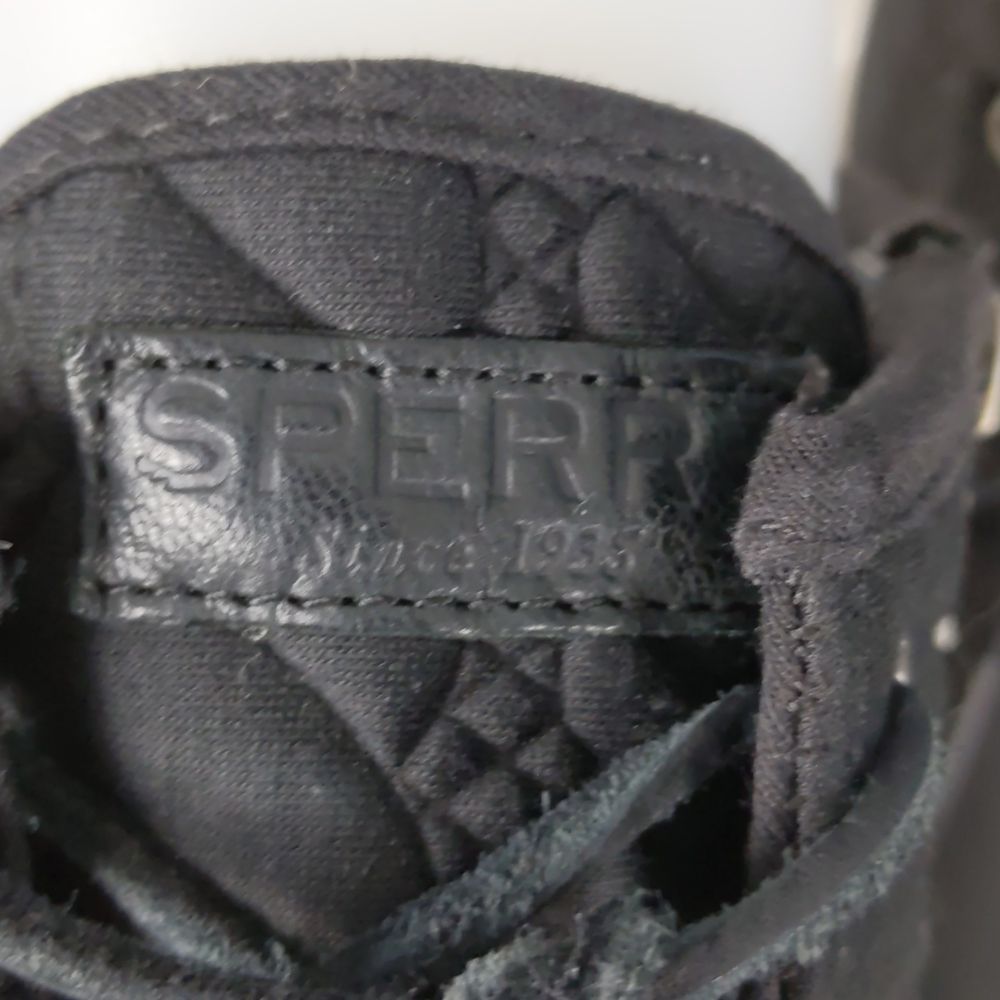 Sperry Black Quilted Duck Boots - Picture 2 of 10